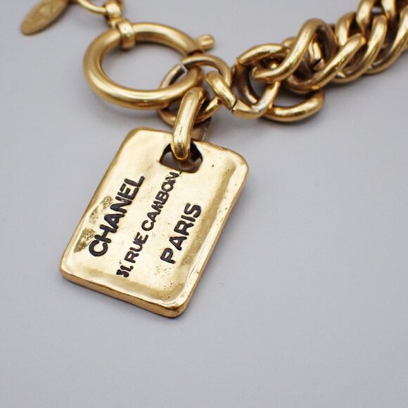 CHANEL CC Logo 31 Rui Cambon Chain Bracelet Bangle GHW France Vintage 79RL356 - Picture 12 of 14